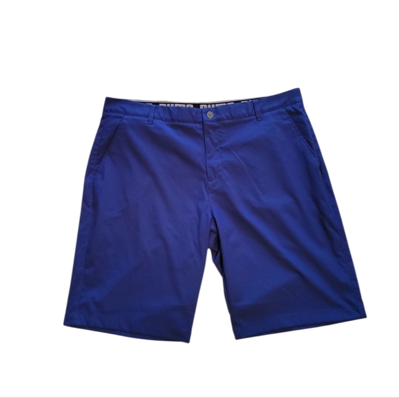 Puma Blue Athleisure Shorts Size 40 - Picture 1 of 9